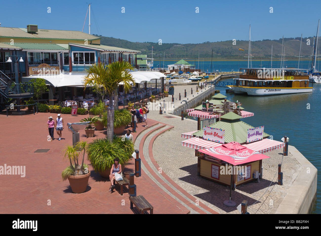 Knysna Quays, "Western Cape", "Südafrika" Stockfoto