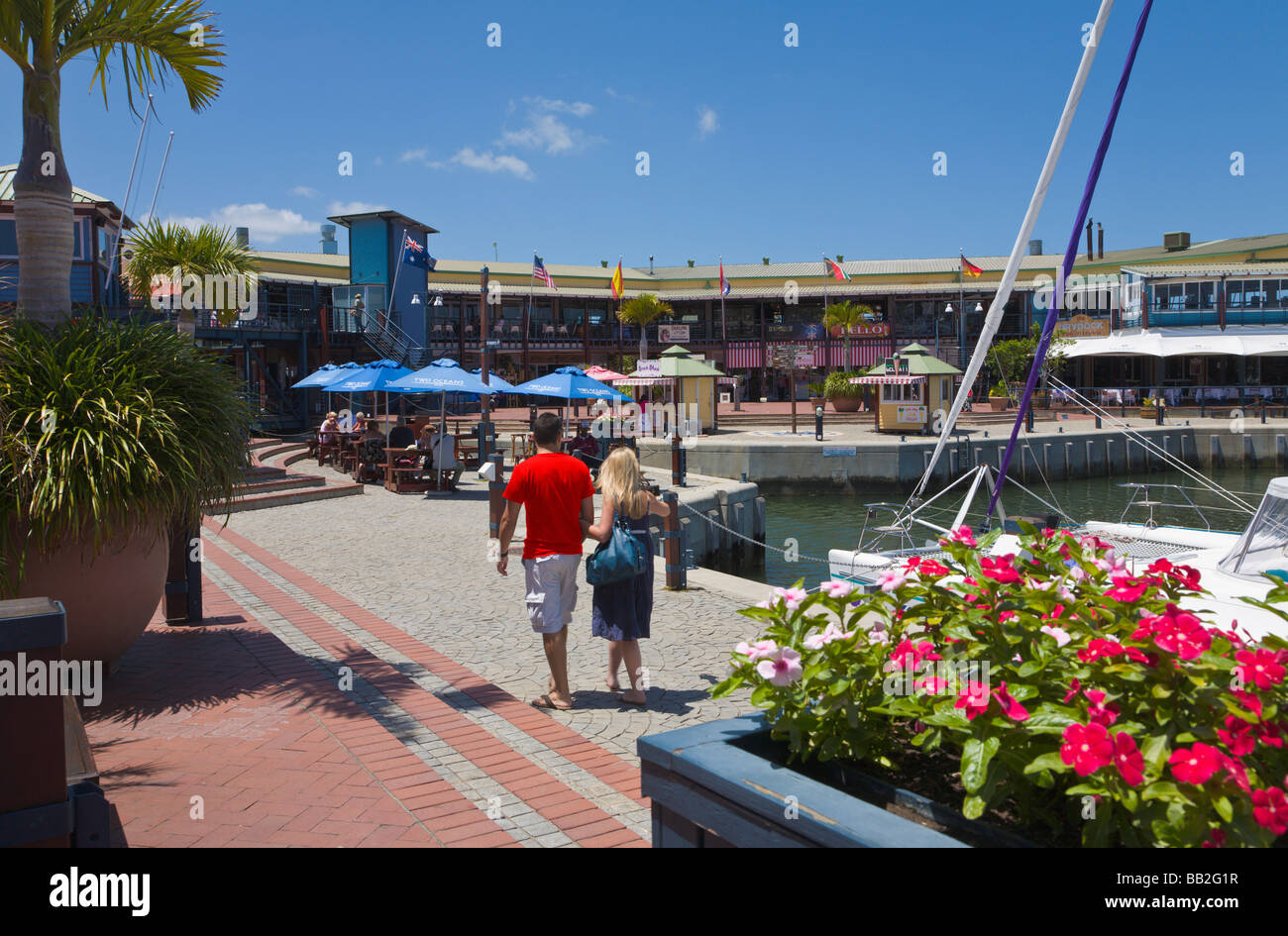 Knysna Quays, "Western Cape", "Südafrika" Stockfoto