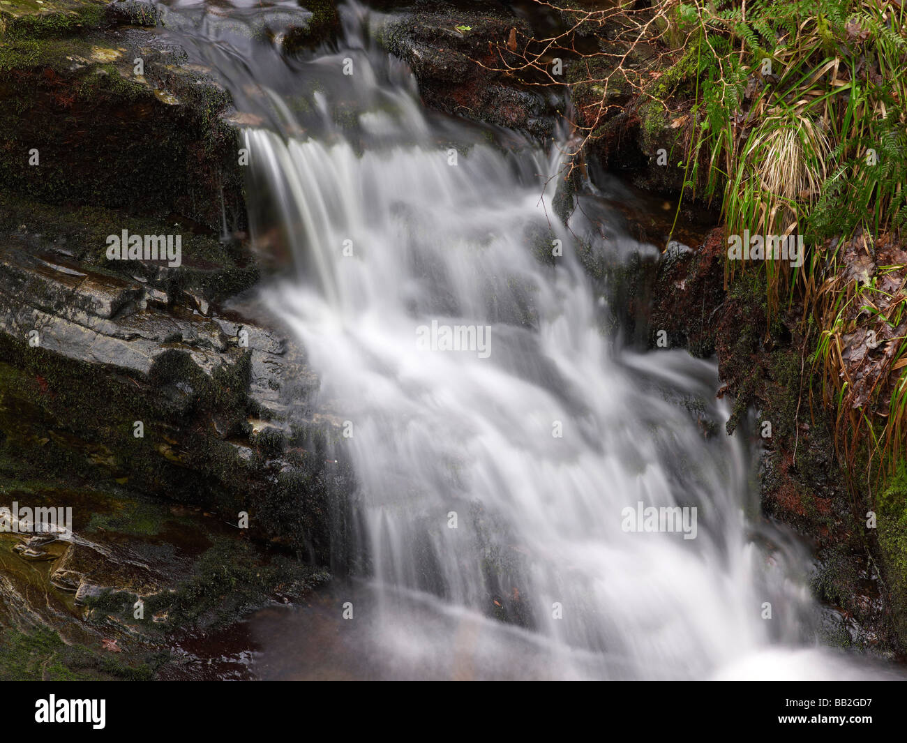 Fließendes Wasser, nr Fort Augustus, Inverness-Shire, Schottisches Hochland Stockfoto