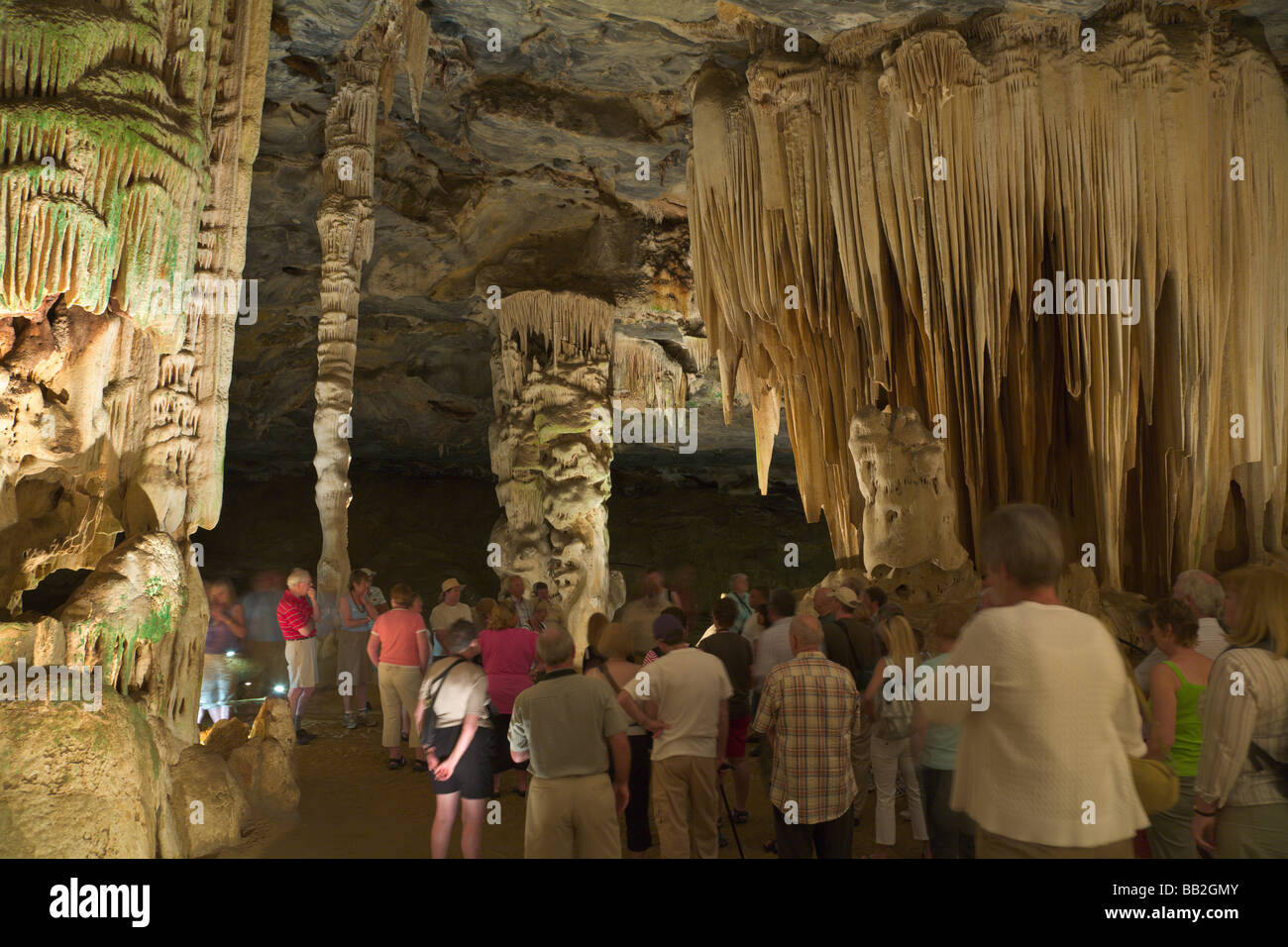 Innen Cango Höhlen, Oudtshoorn, "Südafrika" Stockfoto