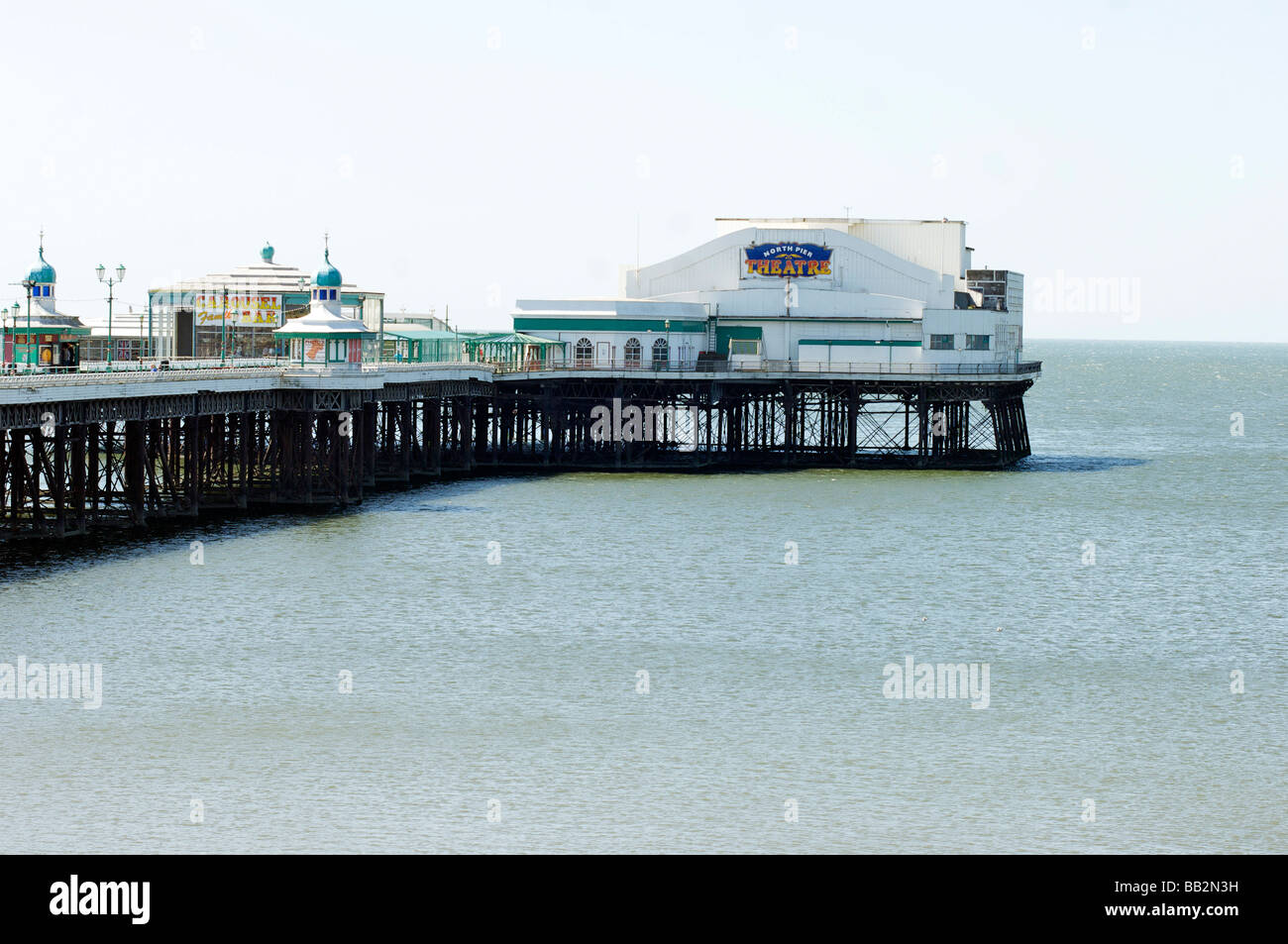 North Pier Blackpool Stockfoto