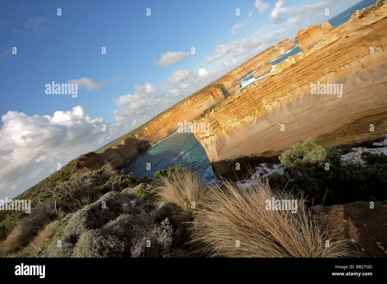Das Blasloch, Loch Ard Gorge Stockfoto