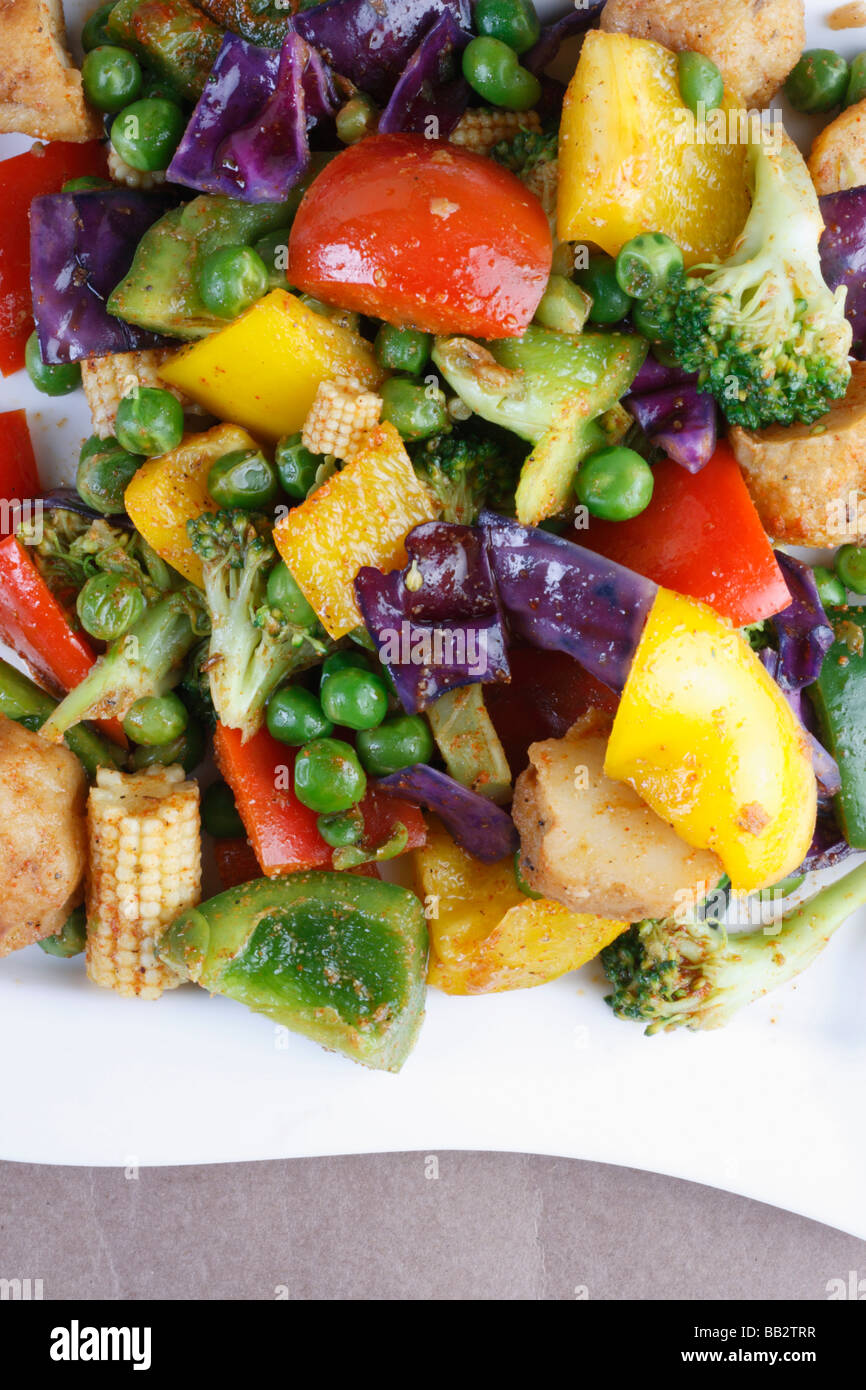 Gemüsesalat Stockfoto