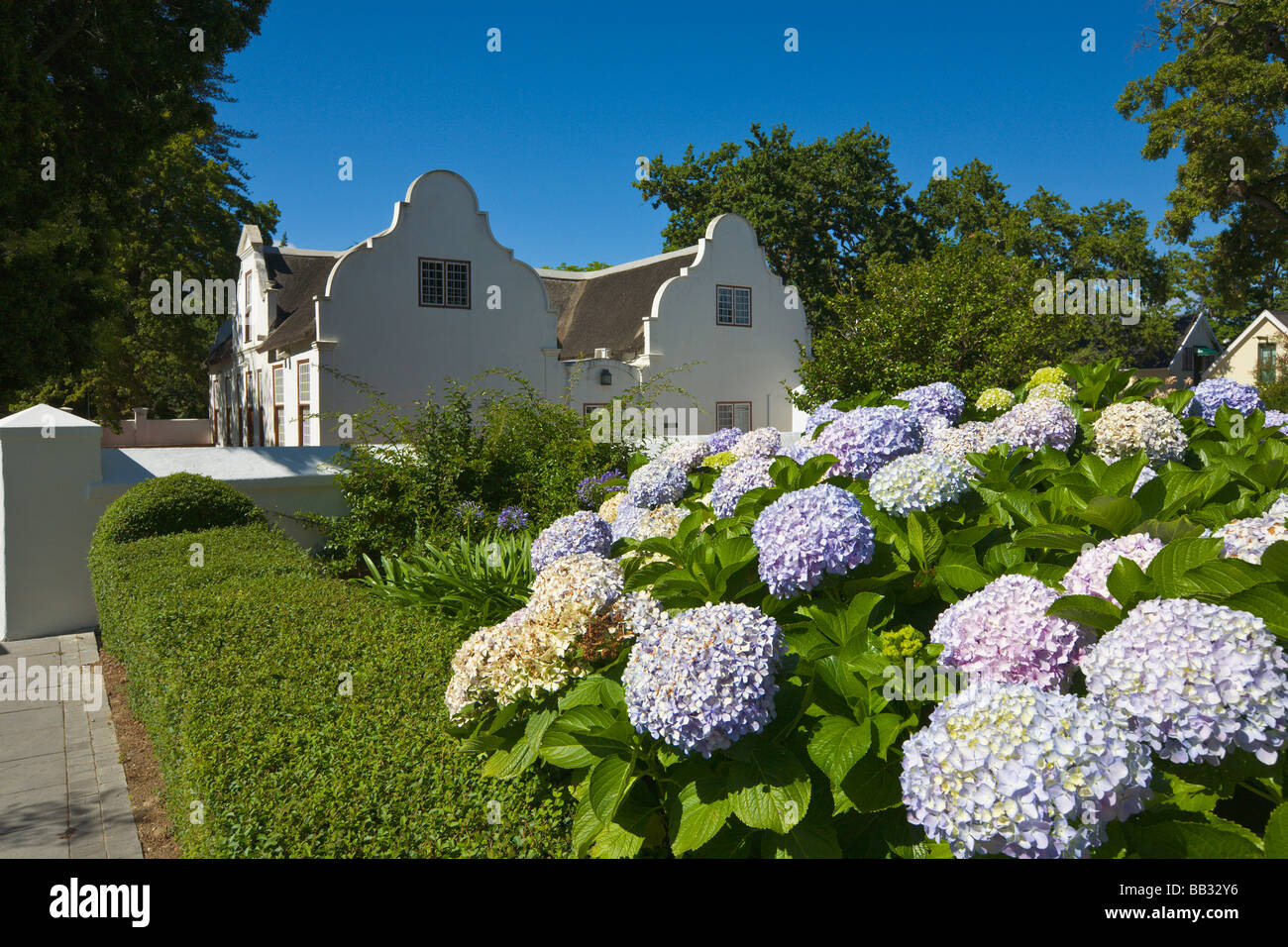 Kirche Haus, Stellenbosch, "Südafrika" Stockfoto