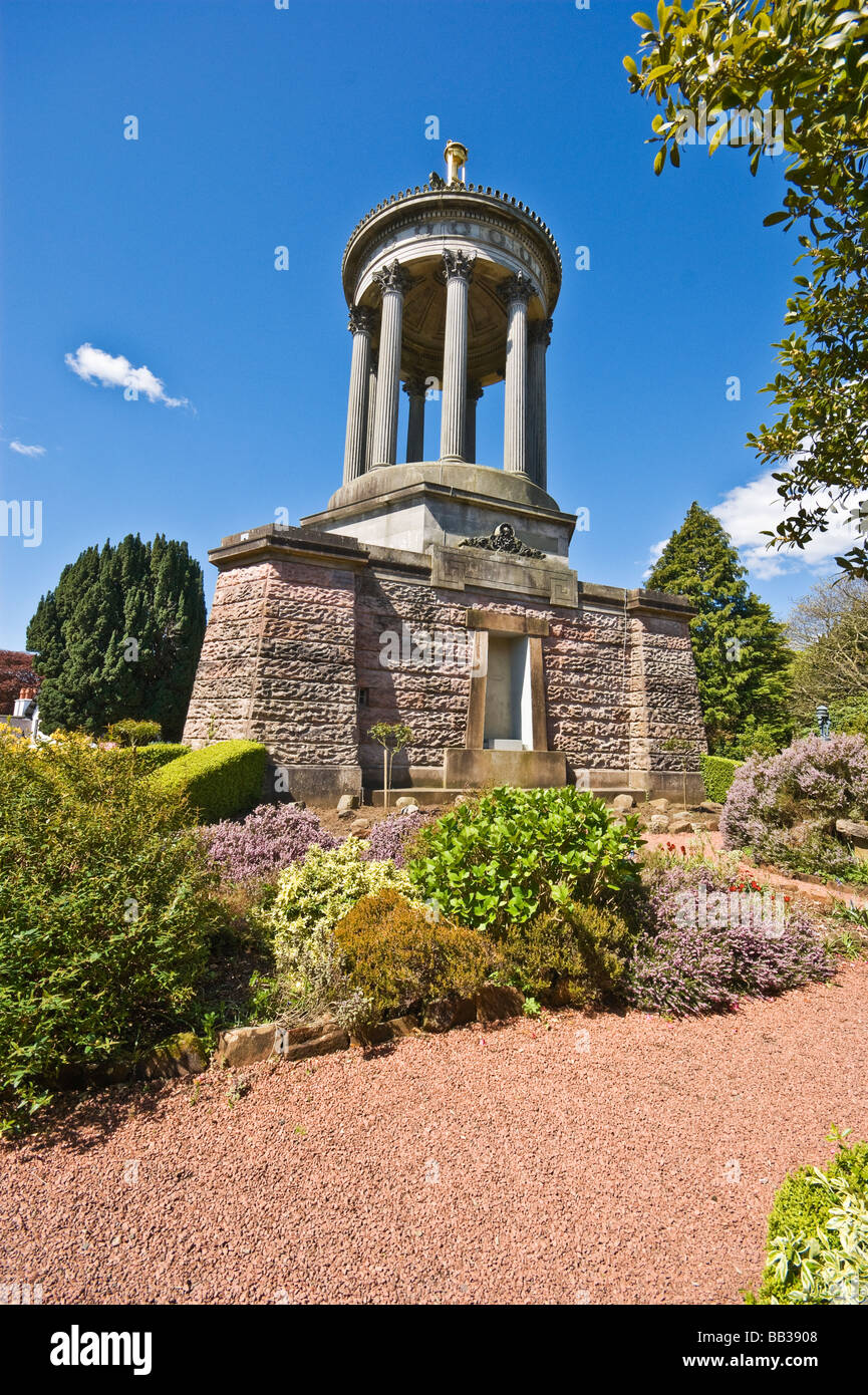 Robert Burns Monument in Burns National Heritage Park Alloway Schottland Stockfoto