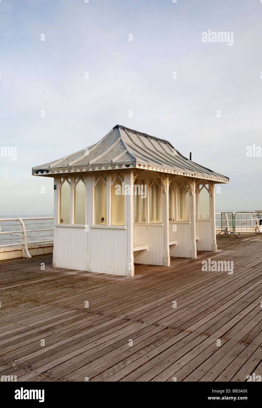 Tierheim am Pier bei Cromer an der Nordküste Norfolk Stockfoto