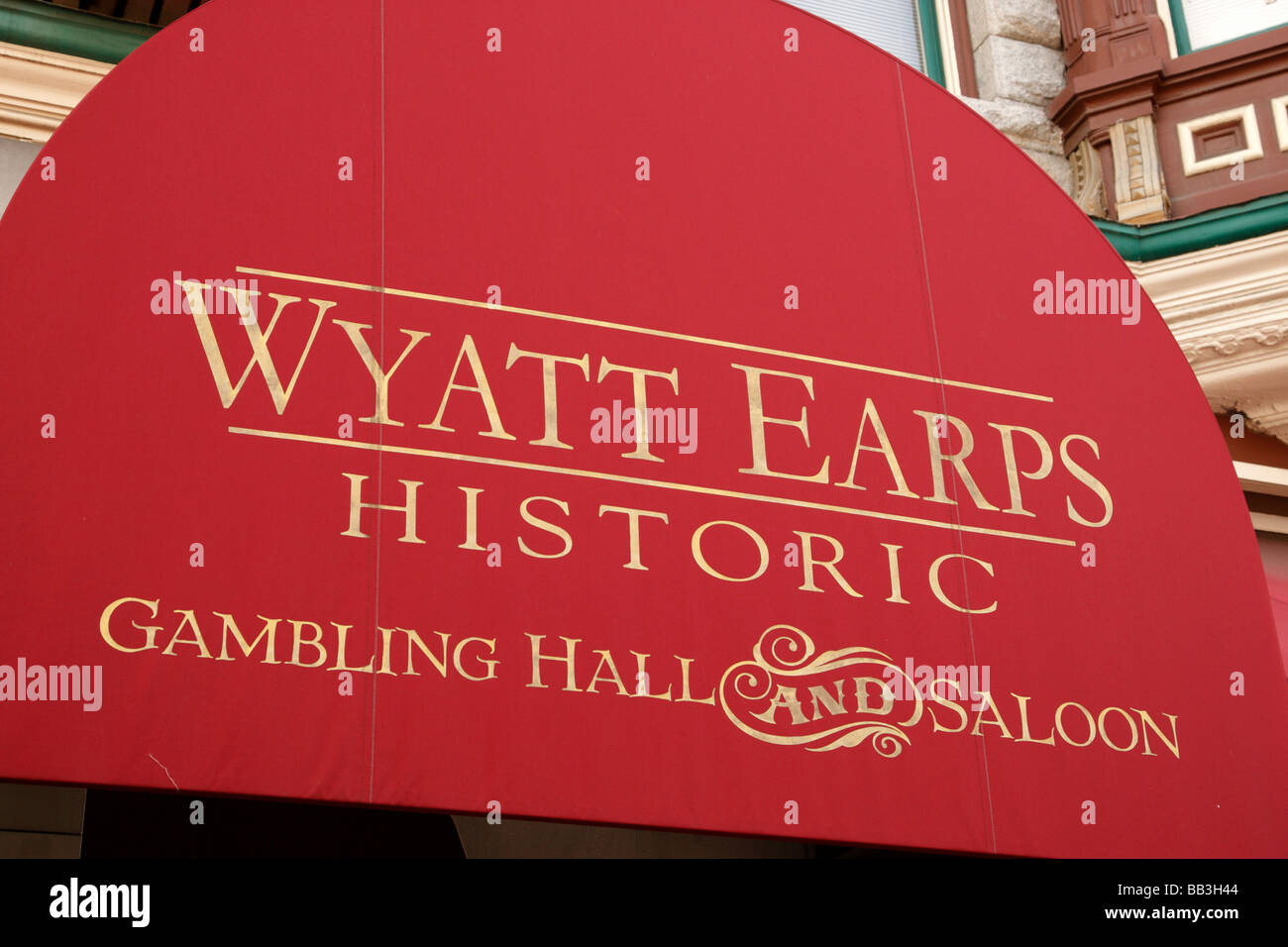 Georges am fünften Avenue ehemalige Heimat von Wyatt Earps gambling Hall & Salon Gaslamp Viertel San Diego Kalifornien Usa Stockfoto