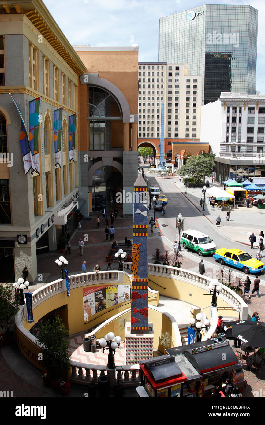 Westfield Horton Plaza ein Einkaufszentrum in der Innenstadt San Diego Kalifornien Usa Stockfoto