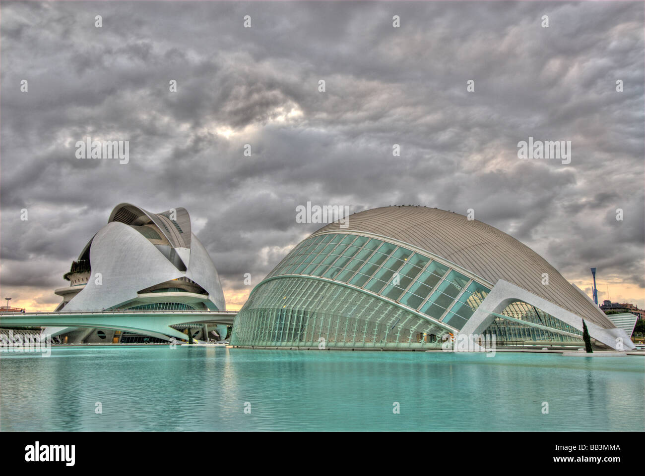 Valencia, die Stadt der Kunst und Wissenschaft Stockfoto