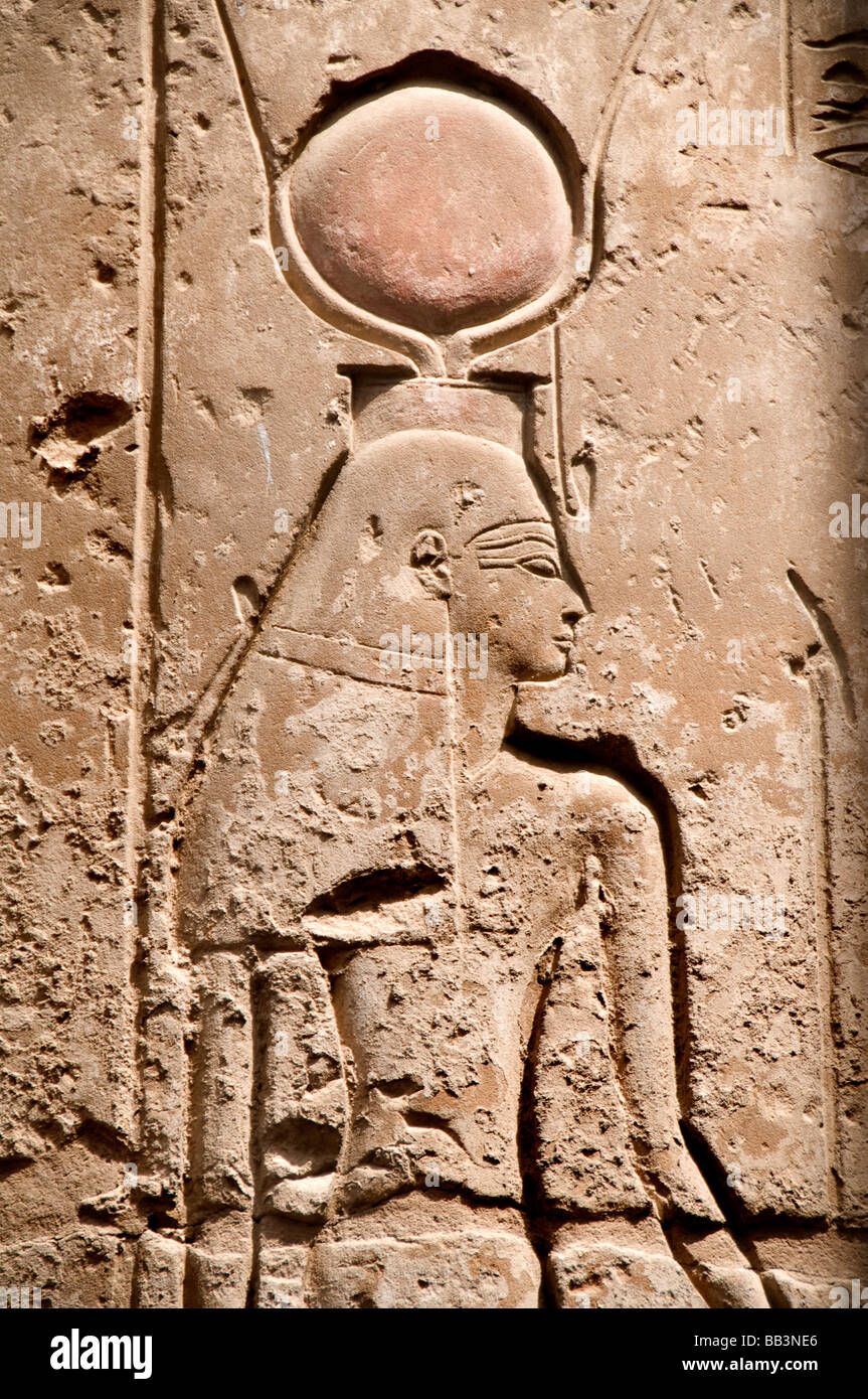 Luxor-Tempel-Ägypten war das Haus von Amon RA. Stockfoto