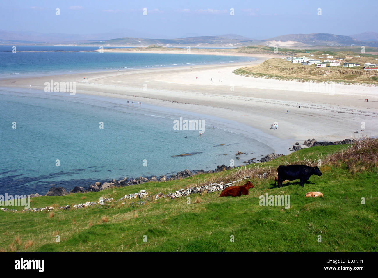 Der Strand von Narin, County Donegal, Irland Stockfoto