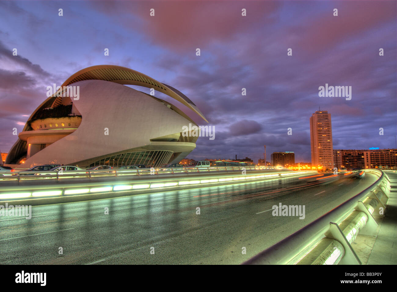 Valencia, die Stadt der Kunst und Wissenschaft Stockfoto