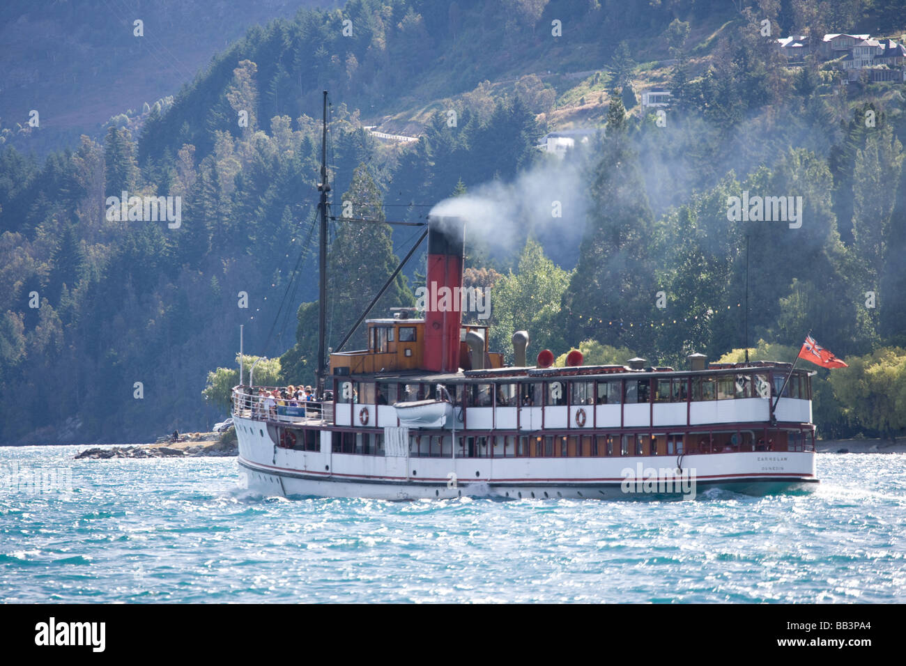 TSS Earnslaw Lake Wakatipu Queenstown Neuseeland Südinsel Stockfoto