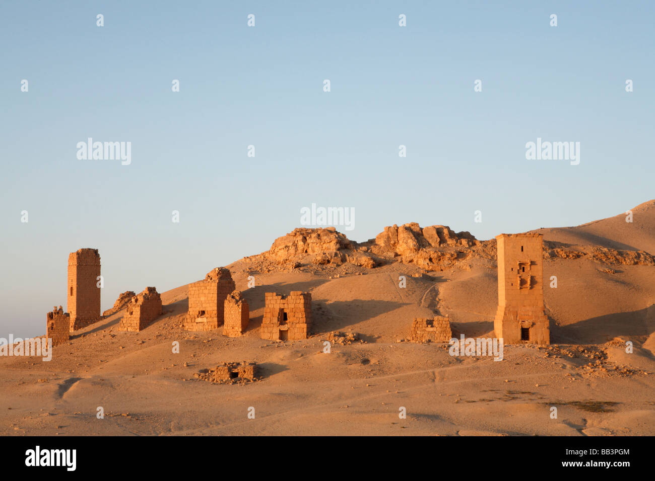 Tal der Gräber, Palmyra-Syrien Stockfoto