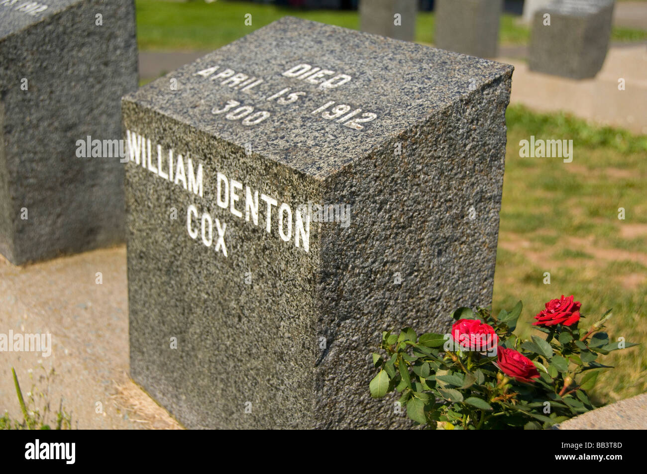 Kanada, Nova Scotia Halifax. Fairview Lawn Friedhof, beherbergt die größte Anzahl von Titanic Grabstätten in der Welt, 121. Stockfoto