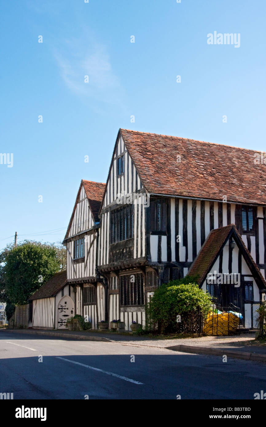 Stratford St Mary Street Szene in Suffolk, UK Stockfoto