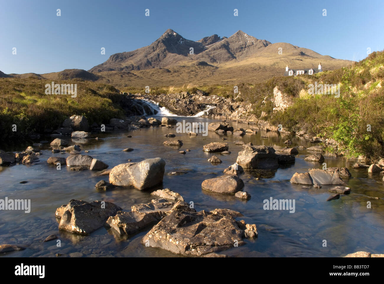 The Black Cuiliins, Sligachan, Isle of Skye, Schottland Stockfoto