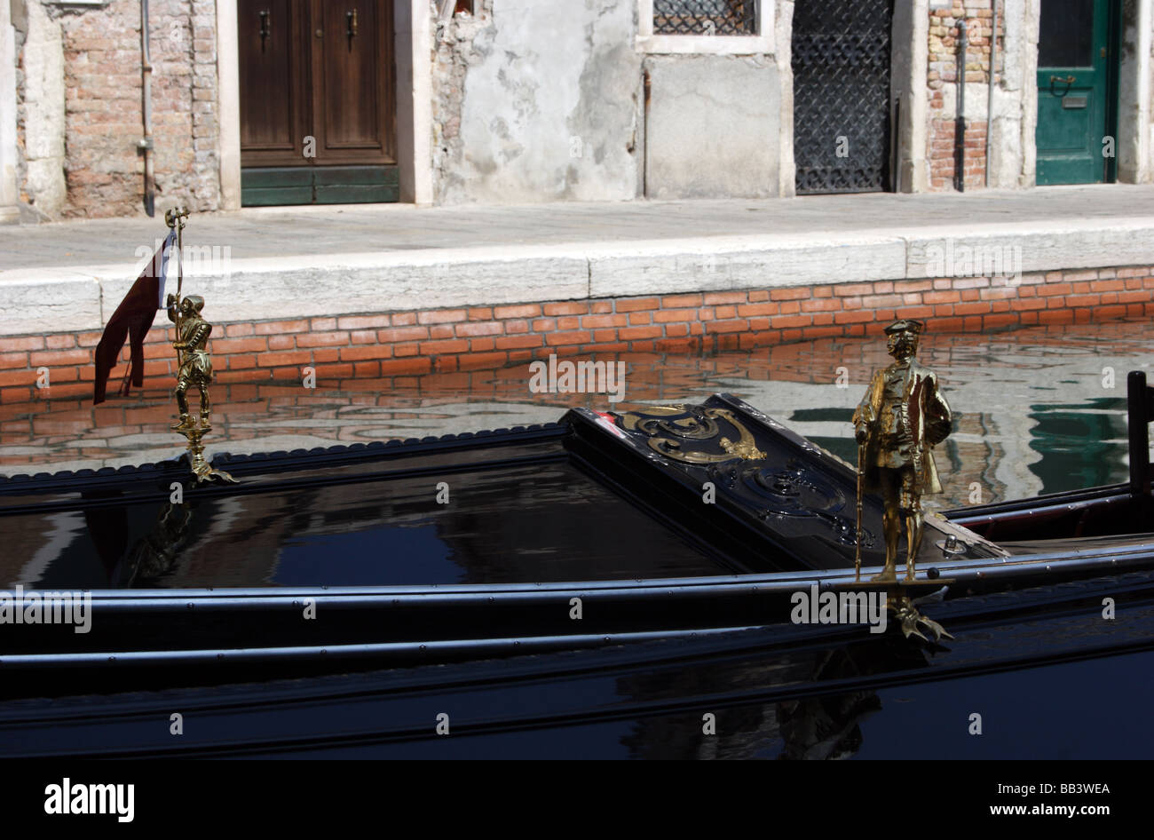 Venedig: Gondel Detail 3 Stockfoto