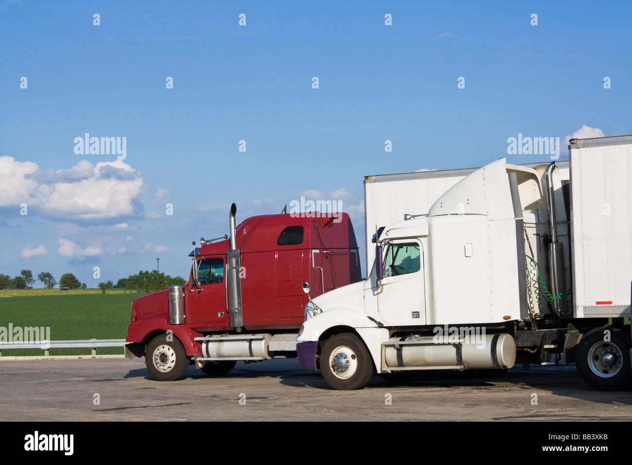 Sattelschlepper Stockfoto Sattelschlepper Stockfoto