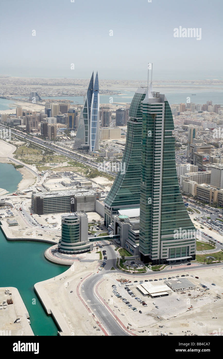 Bahrain Financial Harbour und World Trade Center Zentrum Manama Stockfoto