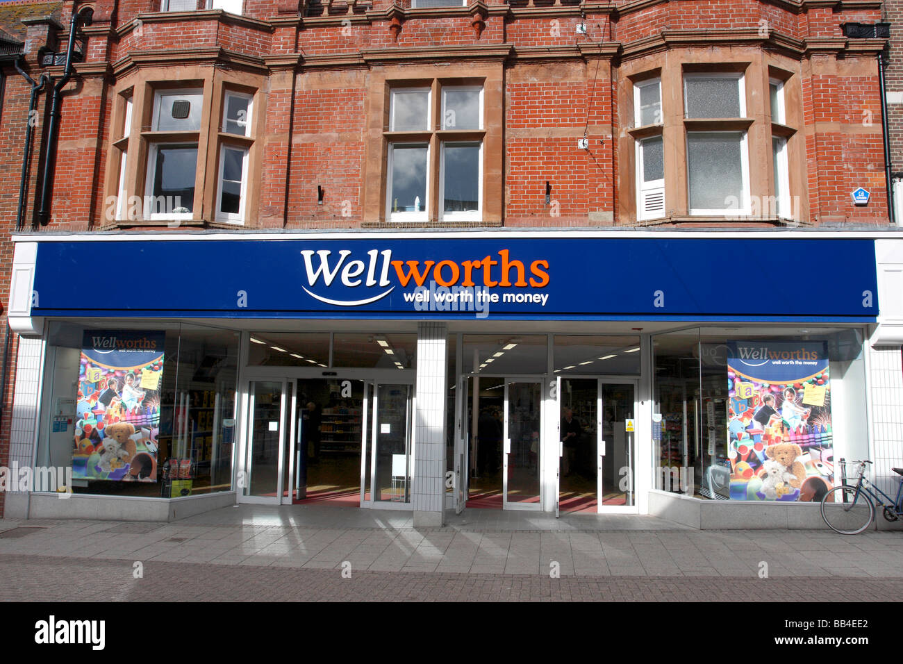 Wellworths ersetzte Woolworths in Dorchester Stockfoto