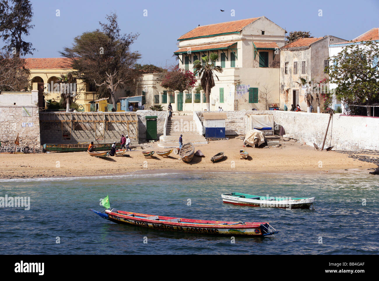 Senegal: Strand von Goree Island, Dakar Stockfoto