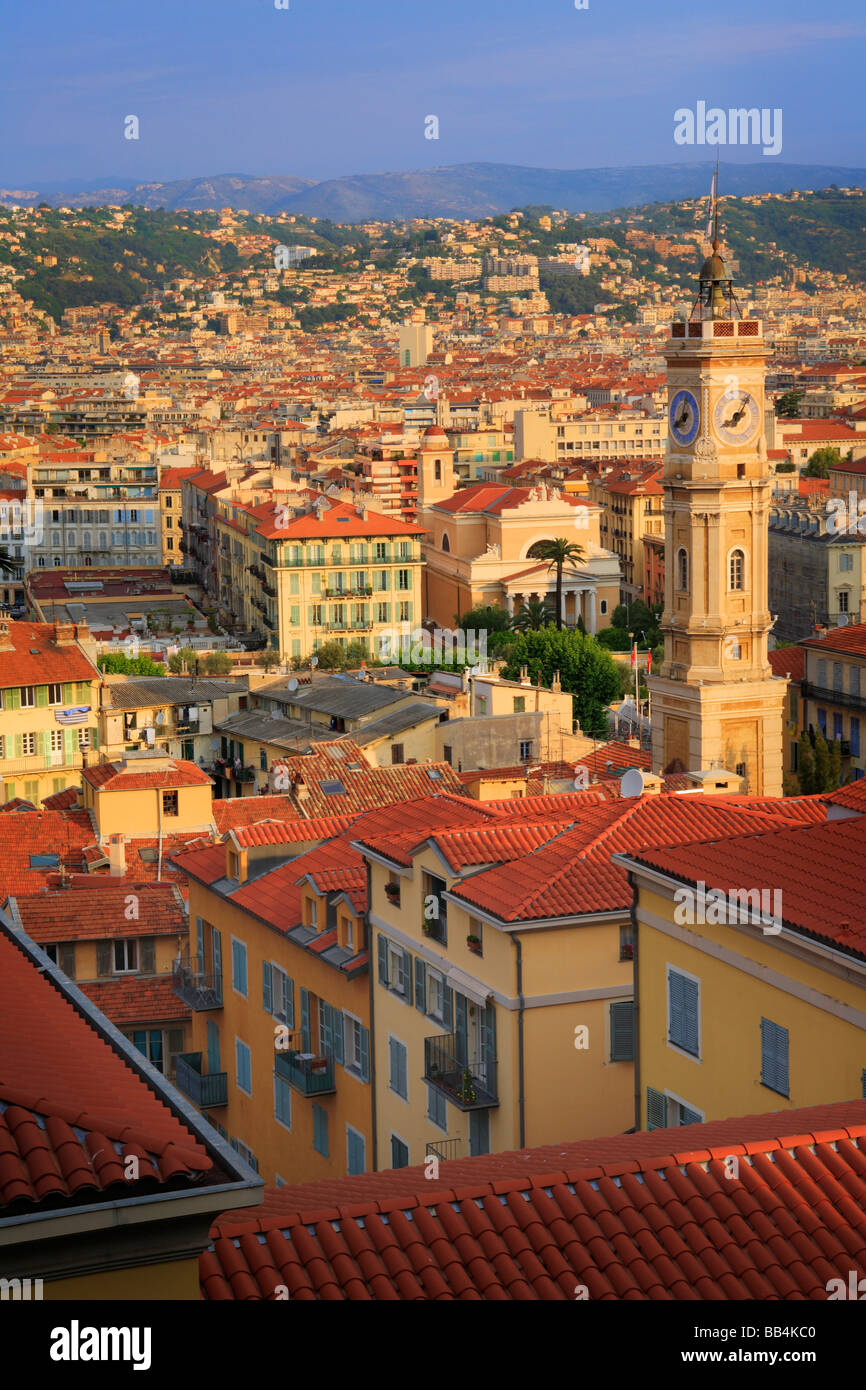 Gebäude in der Altstadt von Nizza Frankreich Stockfoto