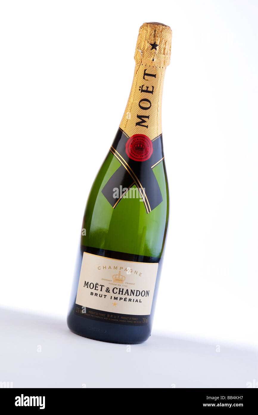 Moet und & Chandon Flasche Champagner Stockfoto