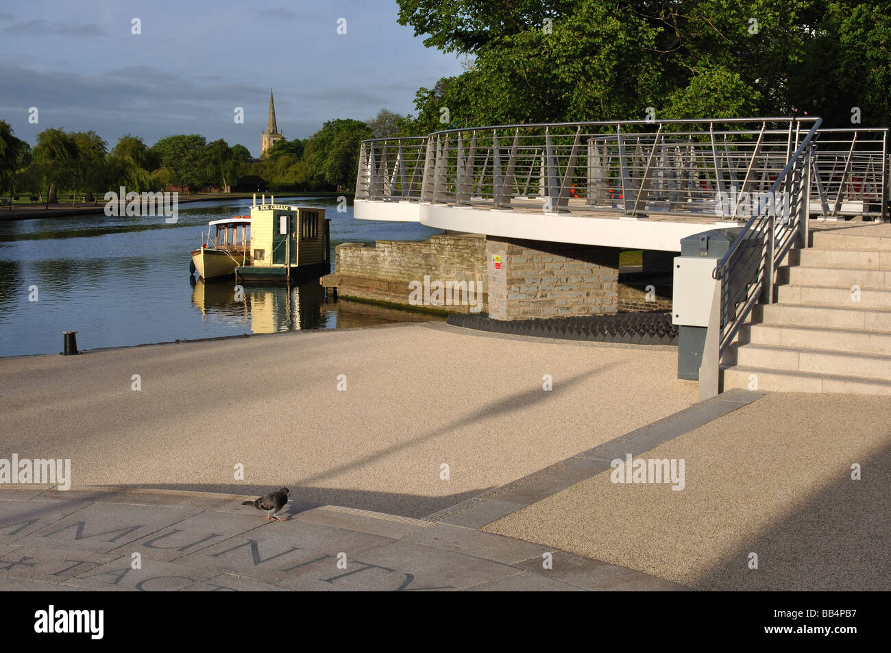 Die umgestaltete Waterfront, Stratford Warwickshire, England, UK Stockfoto