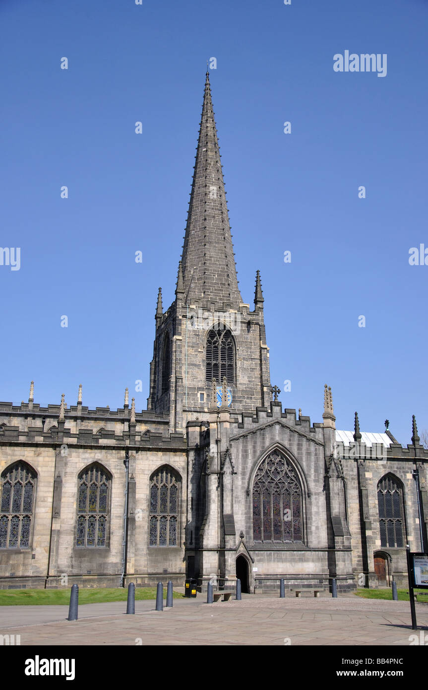 Kathedrale von St. Peter und St. Paul, Church Street, Sheffield, South Yorkshire, England, Vereinigtes Königreich Stockfoto