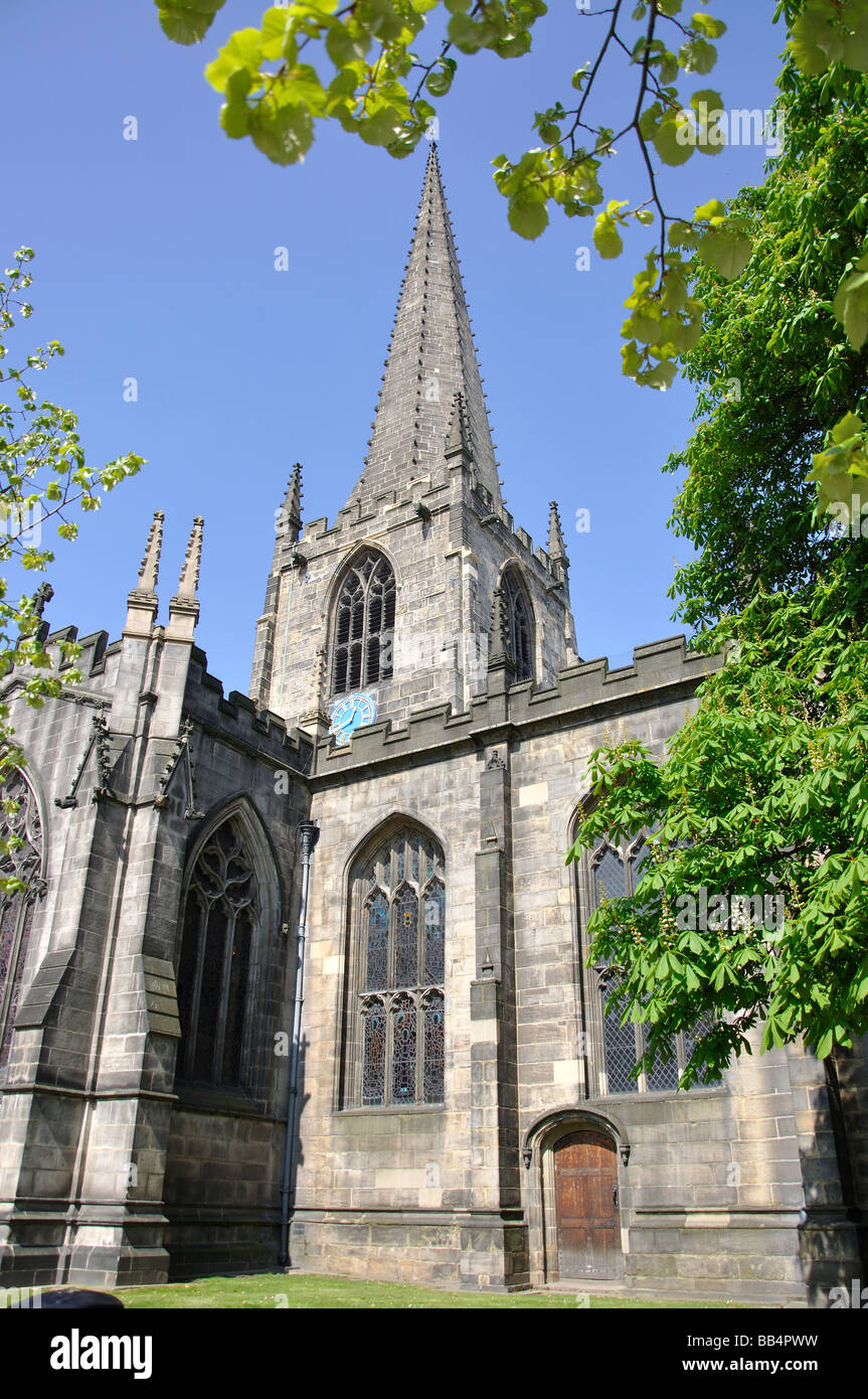 Kathedrale von St. Peter und St. Paul, Church Street, Sheffield, South Yorkshire, England, Vereinigtes Königreich Stockfoto
