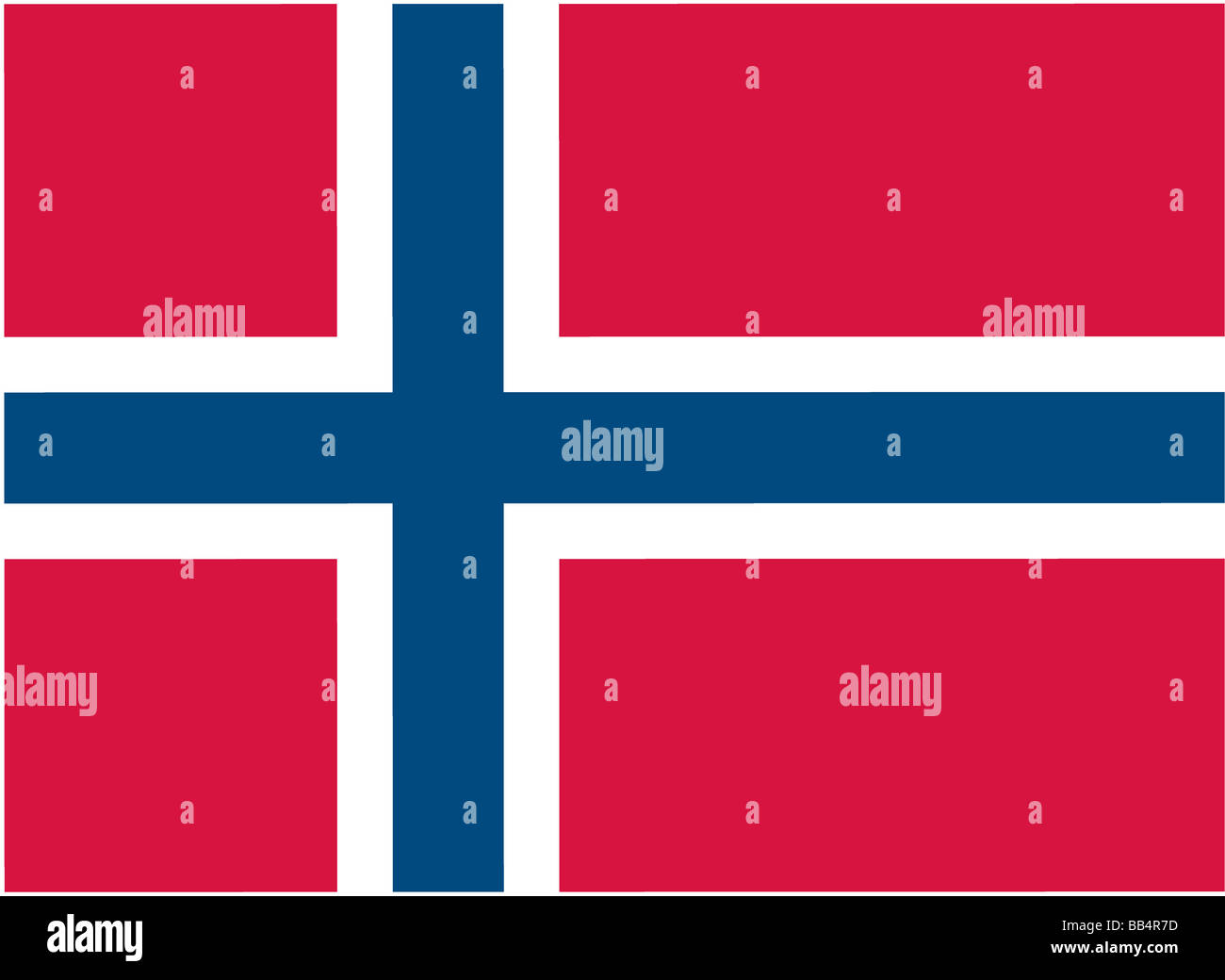 Flagge Norwegens Stockfoto