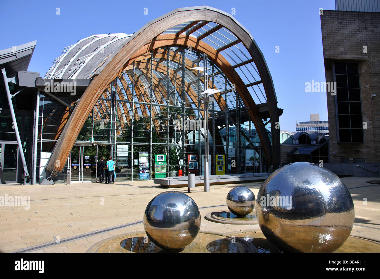 Sheffield-Wintergarten, Tudor Platz, Sheffield, South Yorkshire, England, Vereinigtes Königreich Stockfoto