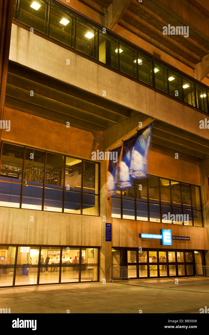 B C Place Stadium werden viele Veranstaltungen in 2010 Winter Olympiade Vancouver British Columbia Kanada Stockfoto