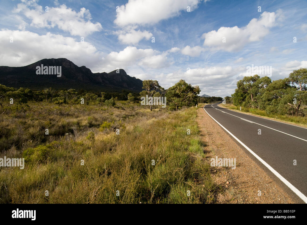 Straße nach der Grampians National Park-Victoria-Australia Stockfoto