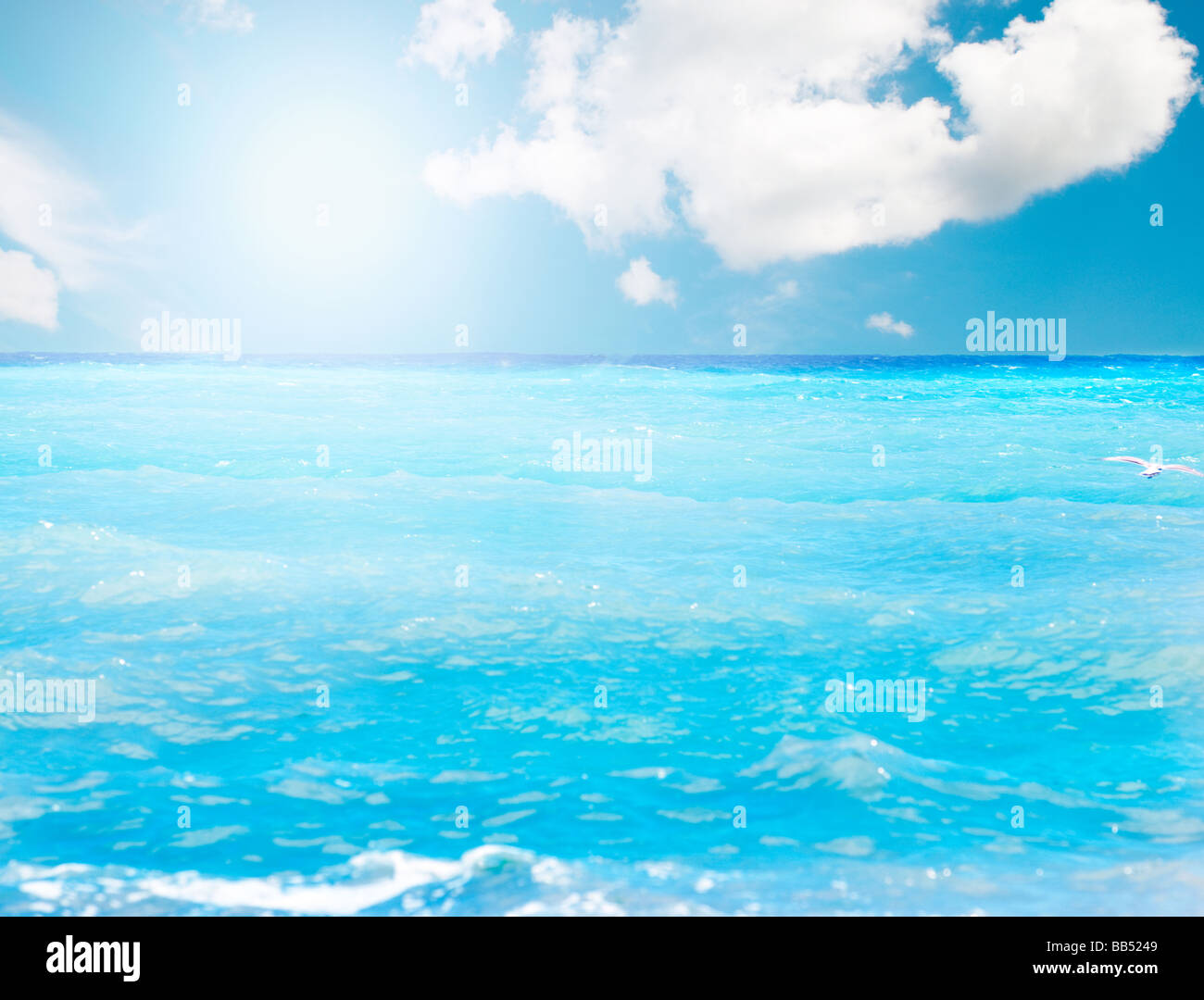 Hintergrund der Oberfläche des Wassers Stockfoto