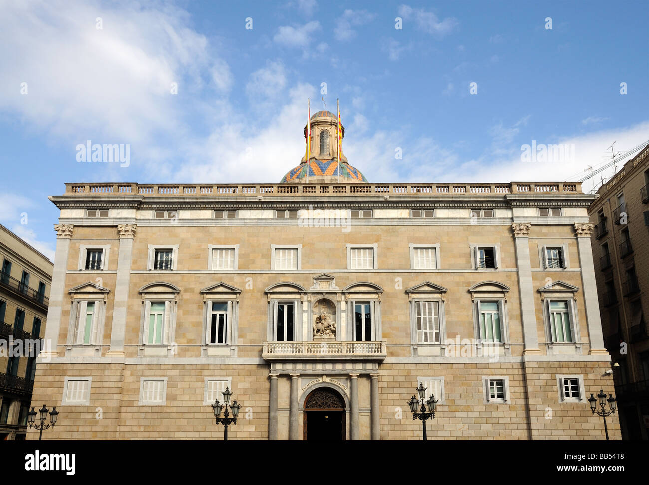 Architektur in der Stadt von Barcelona, Spanien Stockfoto