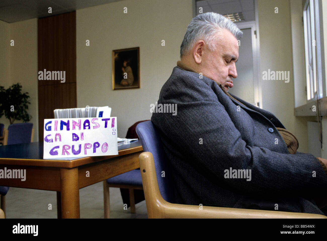 Heim für ältere Menschen Stockfoto