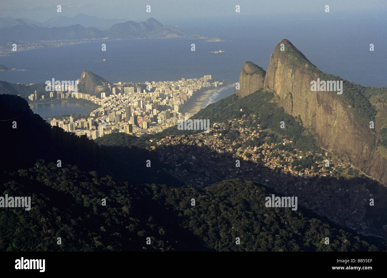 Rocinha Favela Rio de Janeiro Brasilien Stockfoto