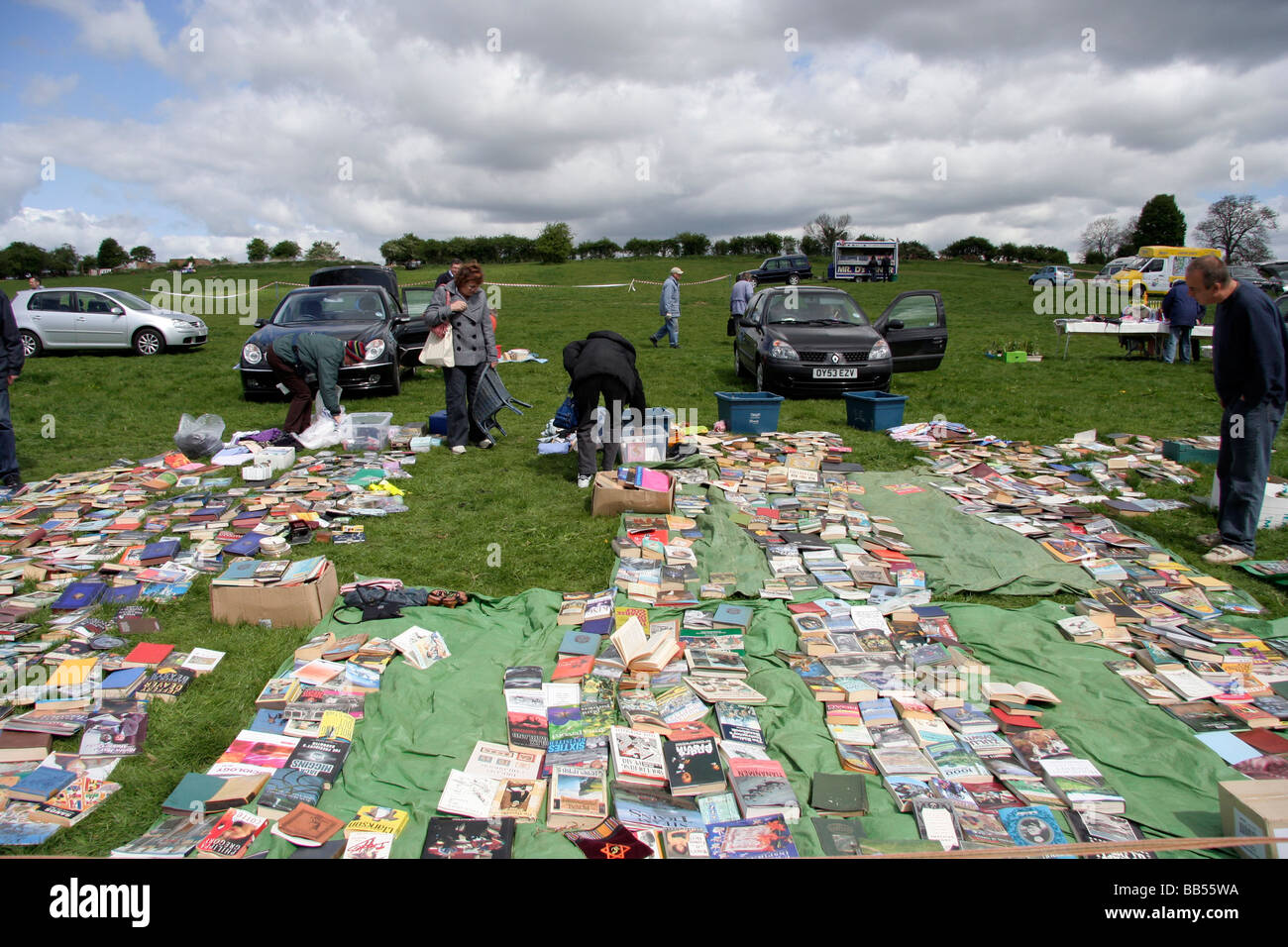 Land Carboot Messe Stockfoto