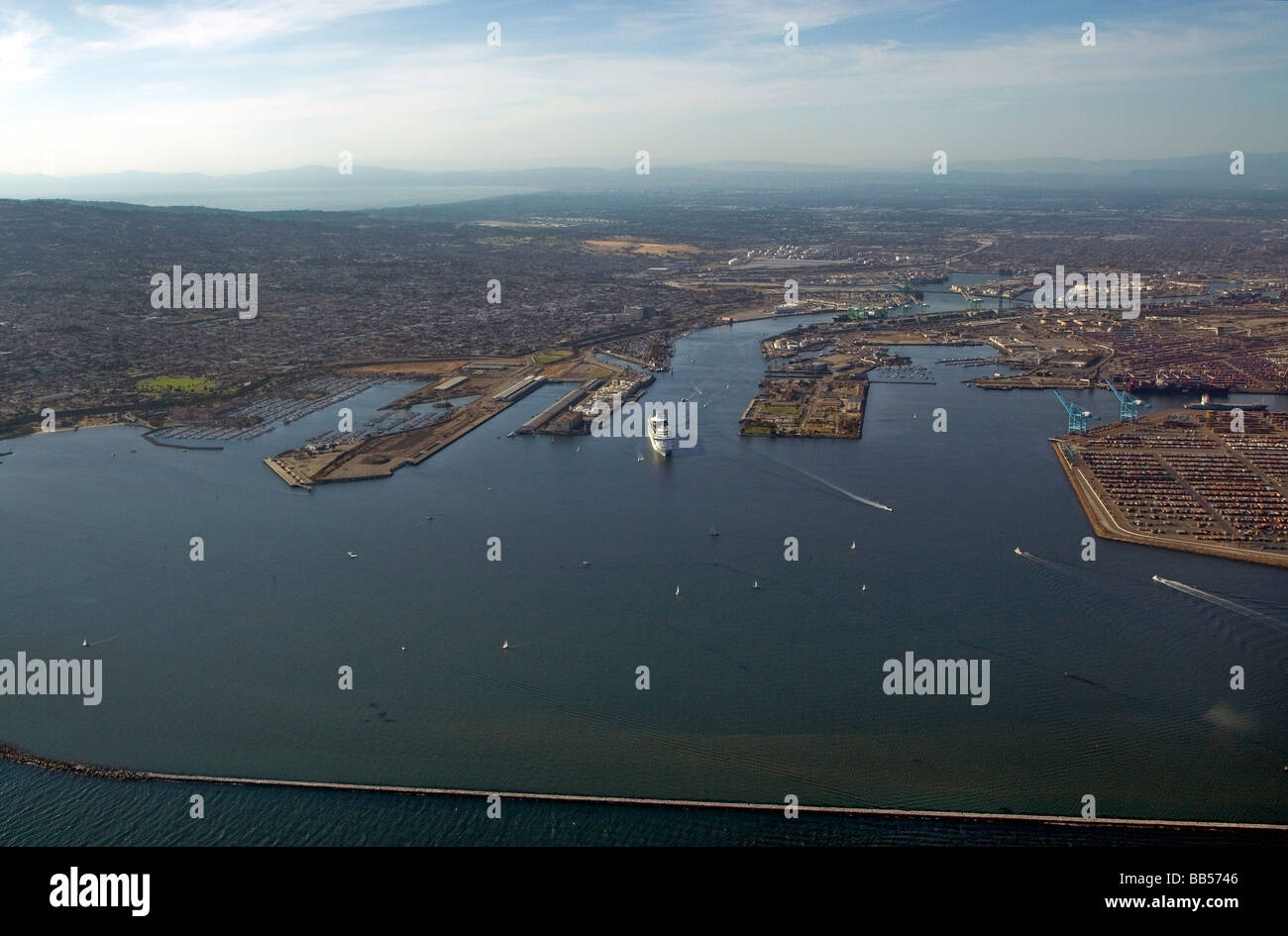 Long beach california aerial Fotos und Bildmaterial in hoher