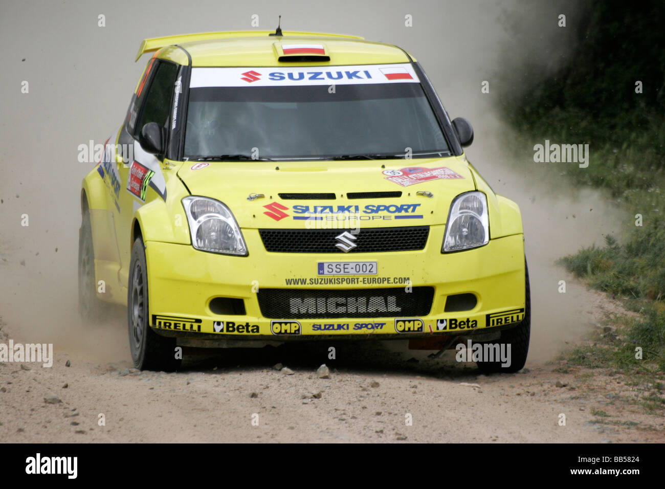 Suzuki in der sardischen Rallye Weltmeisterschaft 2008 Stockfoto