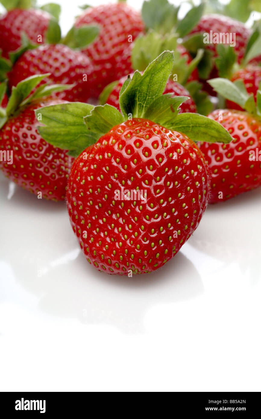 Erdbeeren Stockfoto