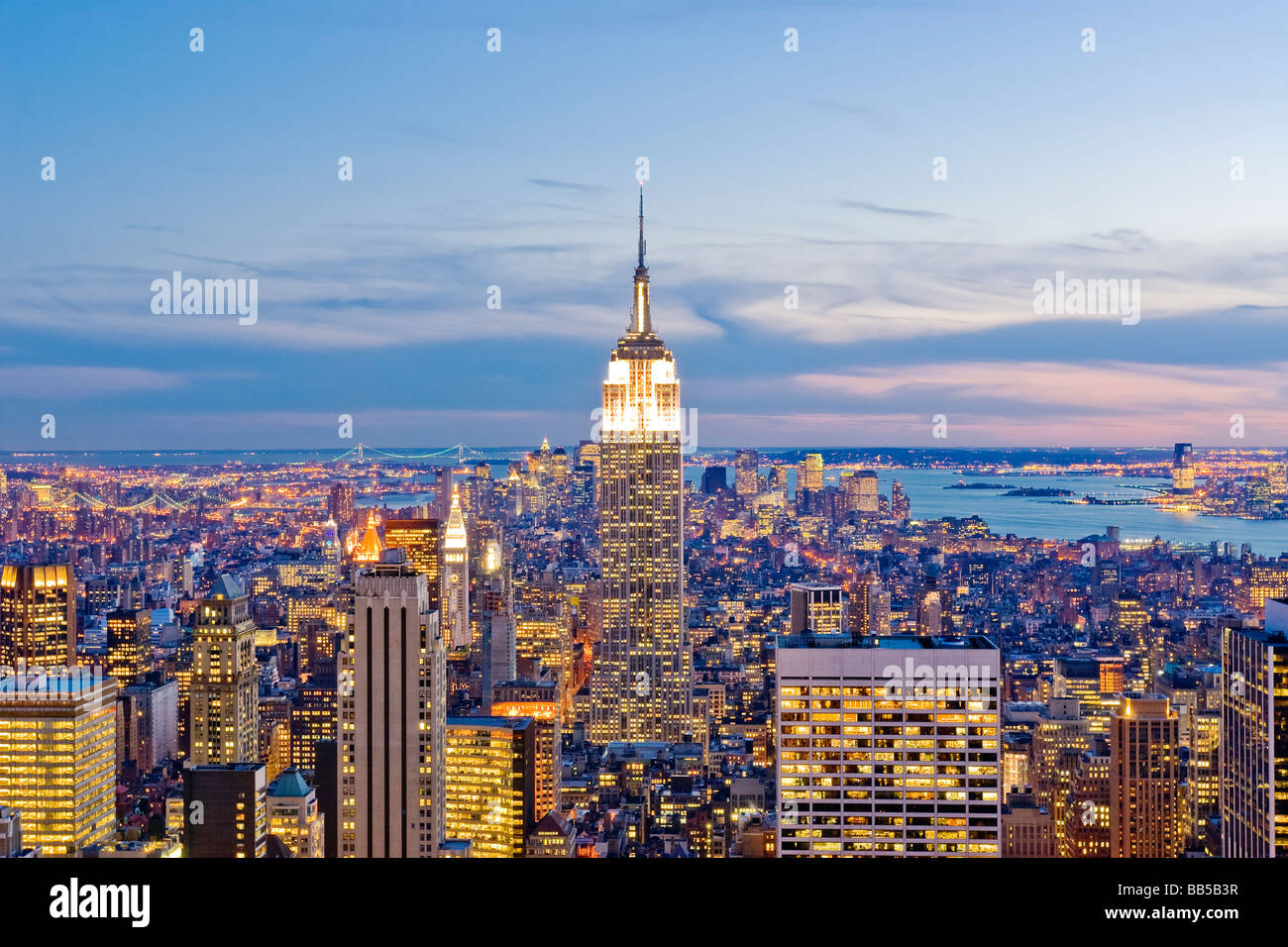 Überblick über Manhattan Stockfoto