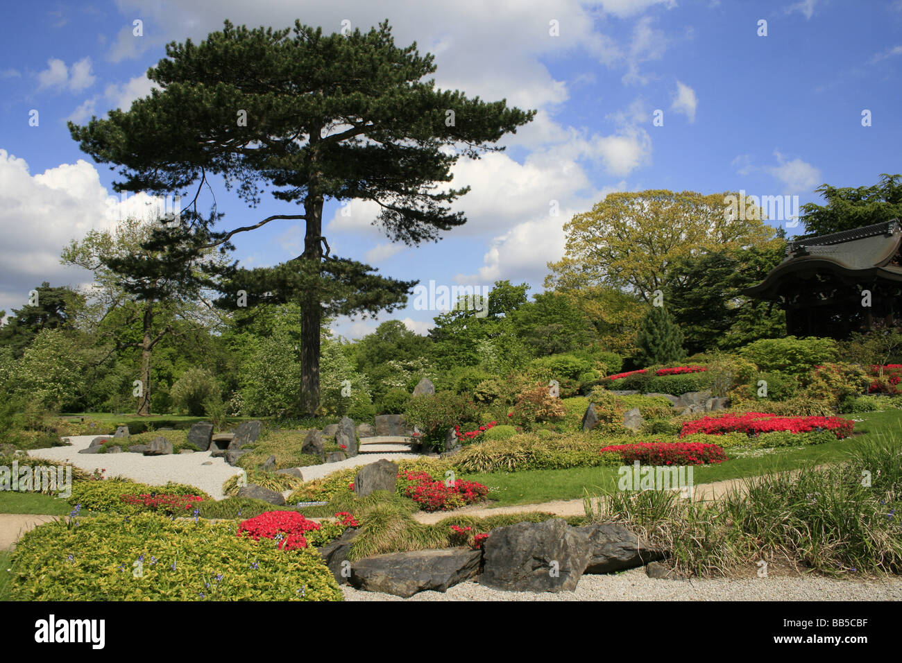 Der japanische Garten in die Royal Botanical Gardens in Kew Stockfoto