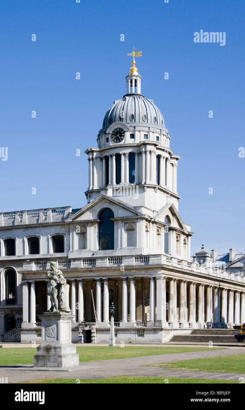 Royal Naval College Greenwich London England Stockfoto