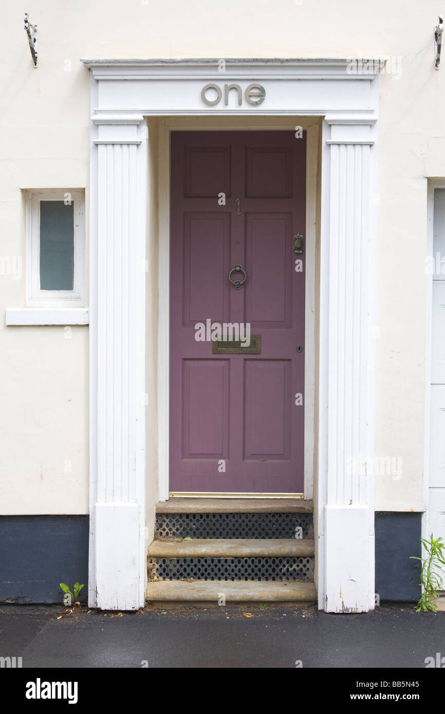 Tür mit der Nummer eins, 1 Stockfoto