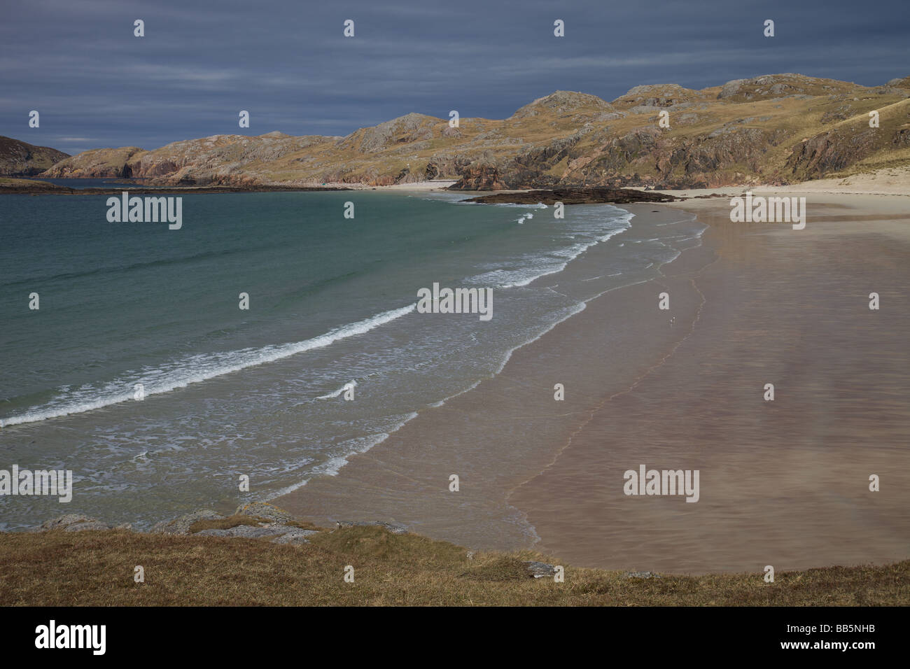 Oldshoremore Strand in der Nähe von Kinlochbervie Sutherland Schottland Stockfoto