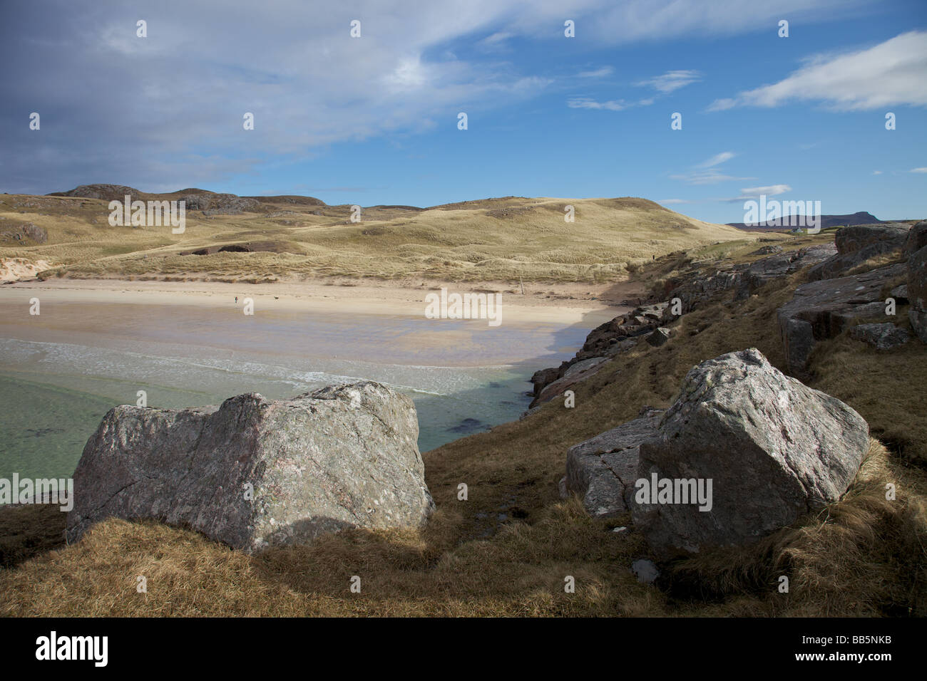 Oldshoremore Strand in der Nähe von Kinlochbervie Sutherland Schottland Stockfoto