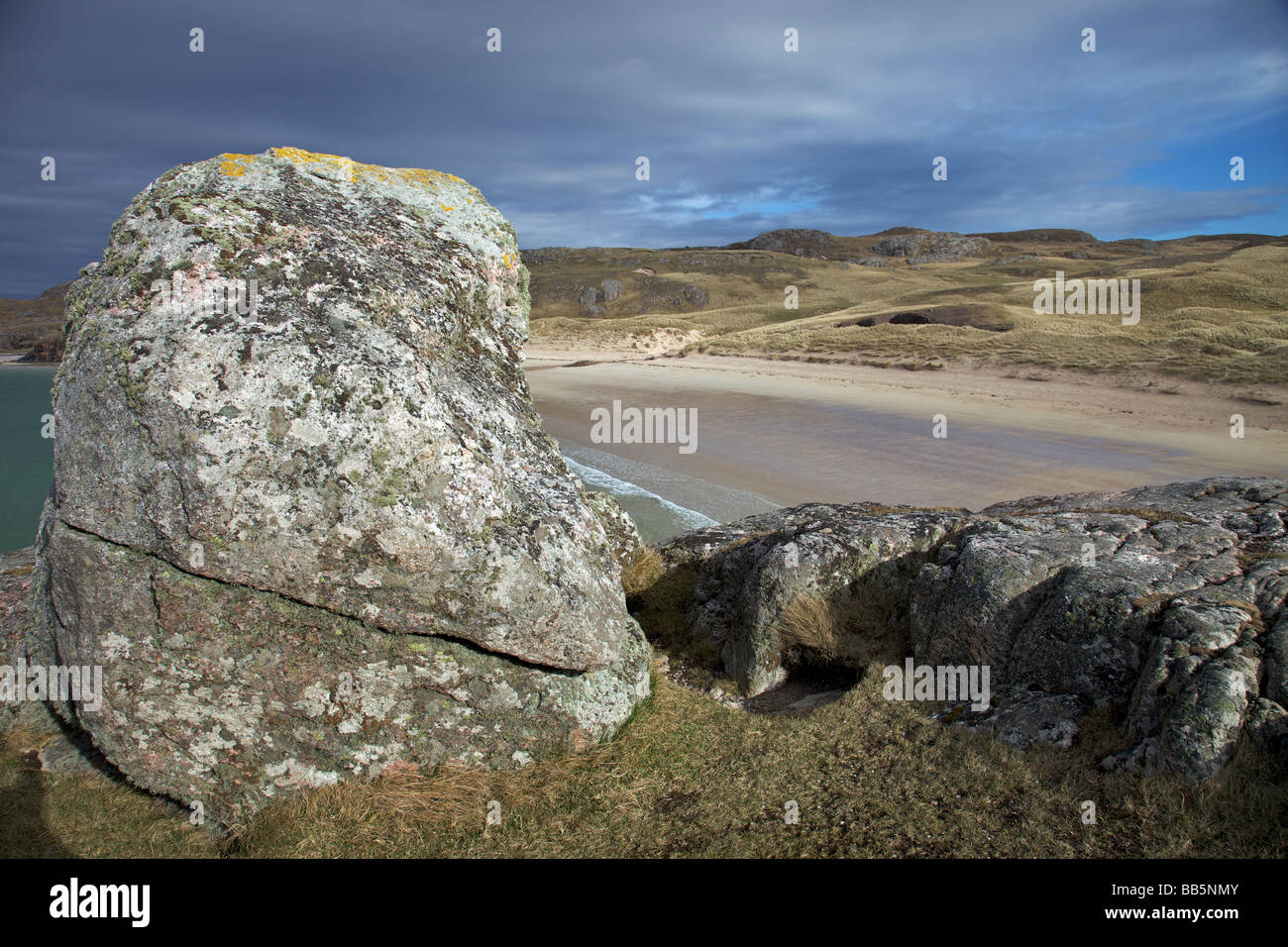 Oldshoremore Strand in der Nähe von Kinlochbervie Sutherland Schottland Stockfoto